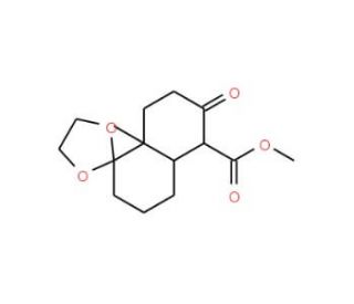 Spiro[1,3-dioxolane-2,1&prime;(2&prime;H)-naphthalene]-5&prime;-carboxylic acid, 3&prime;,4&prime;,6&prime;,7&prime;,8&prime;,8&prime;a-hexahydro-8&prime;a-methyl-6&prime;-oxo-, methyl ester