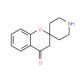 Spiro[Chromene-2,4′-piperidin]-4(3H)-one (CAS 136081-84-0) - chemical structure image