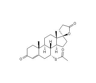 Spironolactone (CAS 52-01-7) - chemical structure image