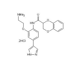 SR 3677 dihydrochloride (CAS 1072959-67-1 (free base)) - chemical structure image