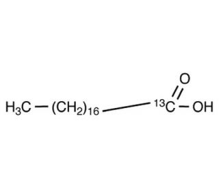 Stearic Acid-1-13C (CAS 85541-42-0) - chemical structure image