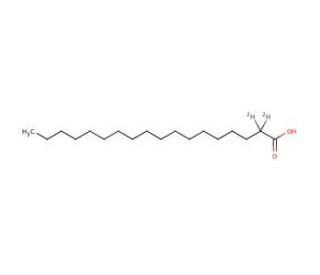 Stearic acid-2,2-d2 (CAS 19905-58-9) - chemical structure image