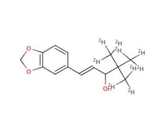 Stiripentol-d9 (CAS 1185239-64-8) - chemical structure image
