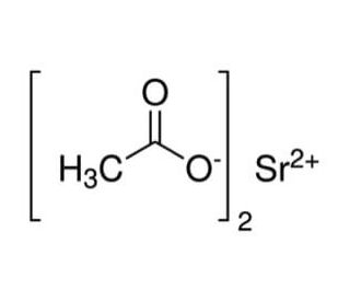 Strontium acetate (CAS 543-94-2) - chemical structure image