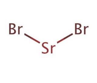 Strontium bromide (CAS 10476-81-0) - chemical structure image