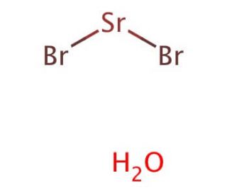 Strontium bromide hexahydrate (CAS 7789-53-9) - chemical structure image