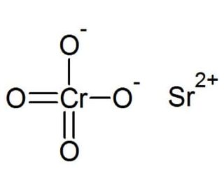 Strontium chromate (CAS 7789-06-2) - chemical structure image