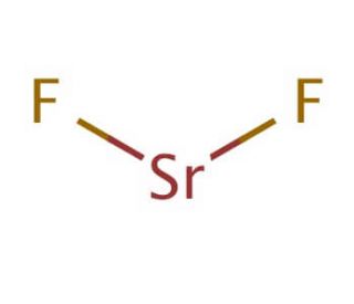 Strontium fluoride (CAS 7783-48-4) - chemical structure image