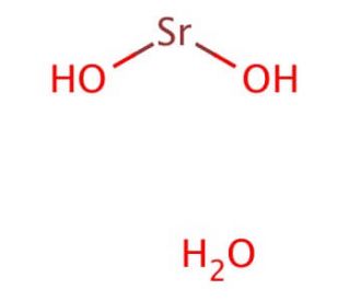Strontium hydroxide octahydrate (CAS 1311-10-0) - chemical structure image