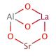 Strontium lanthanum aluminate (CAS 12251-73-9) - chemical structure image