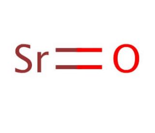 Strontium oxide (CAS 1314-11-0) - chemical structure image