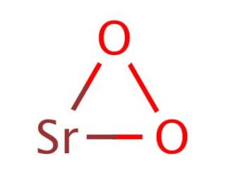 Strontium peroxide (CAS 1314-18-7) - chemical structure image