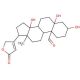 Strophanthidin 的分子结构, CAS编号: 66-28-4 Strophanthidin (CAS 66-28-4) - chemical structure image