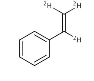 Styrene-&alpha;, &beta;, &beta;-d3 (CAS 3814-93-5) - chemical structure image