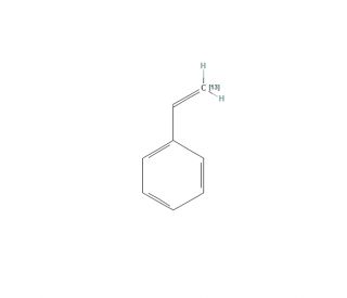 Styrene-&beta;-13C - chemical structure image