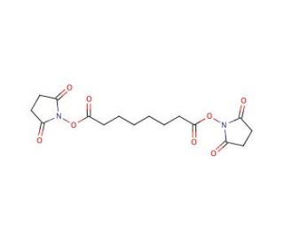 Suberic acid bis(N-hydroxysuccinimide ester) (CAS 68528-80-3) - chemical structure image