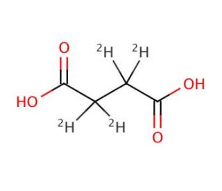 Succinic acid-2,2,3,3-d4 (CAS 14493-42-6) - chemical structure image