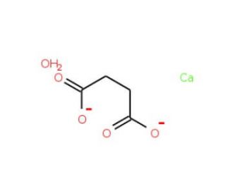 Succinic Acid Calcium Salt Monohydrate (CAS 140-99-8) - chemical structure image