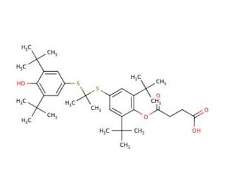 Succinobucol - chemical structure image