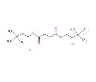 Succinylcholine chloride dihydrate (CAS 6101-15-1) - chemical structure image