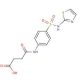 Succinylsulfathiazole 的分子结构, CAS编号: 116-43-8 Succinylsulfathiazole (CAS 116-43-8) - chemical structure image