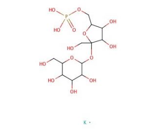 Sucrose 6&prime;-monophosphate dipotassium salt (CAS 36064-19-4) - chemical structure image