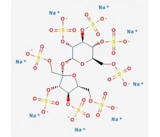 Sucrose octasulfate sodium salt (CAS 127930-09-0) - chemical structure image