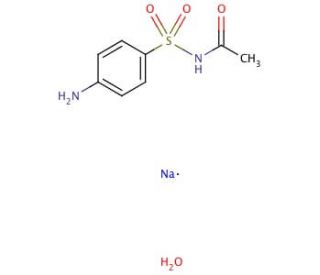 Sulfacetamide sodium salt (CAS 6209-17-2) - chemical structure image