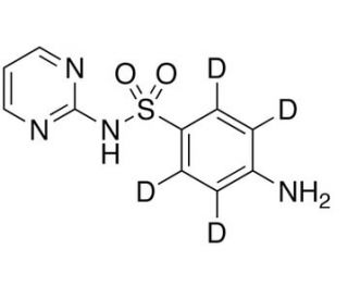 Sulfadiazine-d4 (CAS 1020719-78-1) - chemical structure image