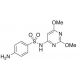 Sulfadimethoxine (CAS 122-11-2) - chemical structure image