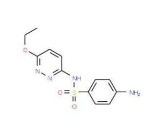 Sulfaethoxypyridazine (CAS 963-14-4) - chemical structure image