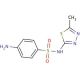 Sulfamethizole (CAS 144-82-1) - chemical structure image