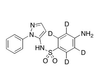 Sulfaphenazole-d4 - chemical structure image
