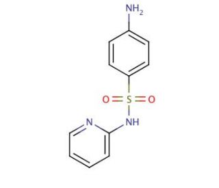 Sulfapyridine (CAS 144-83-2) - chemical structure image
