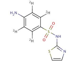 Sulfathiazole-d4 (CAS 1020719-89-4) - chemical structure image
