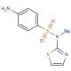 Sulfathiazole sodium salt (CAS 144-74-1) - chemical structure image