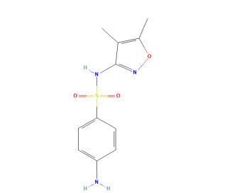 Sulfatroxazole - chemical structure image