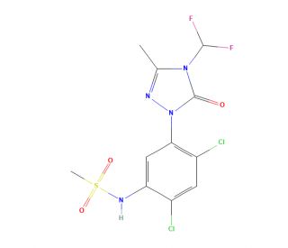 Sulfentrazone (CAS 122836-35-5) - chemical structure image