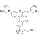 Sulfo rhodamine amidoethyl mercaptan (CAS 1244034-02-3) - chemical structure image