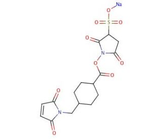 Sulfo-SMCC (CAS 92921-24-9) - chemical structure image