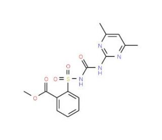 Sulfometuron methyl (CAS 74222-97-2) - chemical structure image