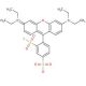 Sulforhodamine B 2-acid fluoride (CAS 98806-82-7) - chemical structure image