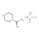 sulfuric acid compound with piperazine-1-carboximidamide (1:1) (CAS 45695-84-9) - chemical structure image