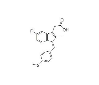 Sulindac sulfide (CAS 32004-67-4) - chemical structure image