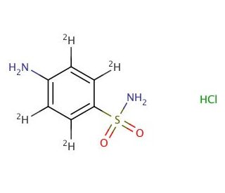 Sulphanilamide-d4 Hydrochloride (CAS 77435-46-2) - chemical structure image