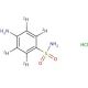 Sulphanilamide-d4 Hydrochloride 的分子结构, CAS编号: 77435-46-2 Sulphanilamide-d4 Hydrochloride (CAS 77435-46-2) - chemical structure image