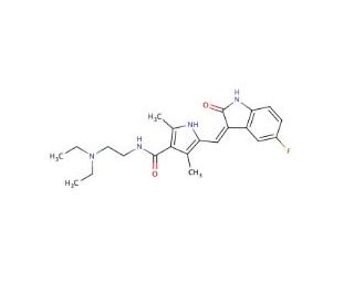 Sunitinib, Free Base (CAS 557795-19-4) - chemical structure image