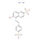 Sunset yellow FCF (CAS 2783-94-0) - chemical structure image