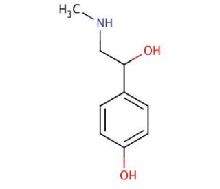 (&plusmn;)-Synephrine (CAS 94-07-5) - chemical structure image