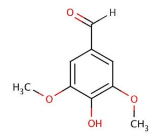 Syringaldehyde (CAS 134-96-3) - chemical structure image